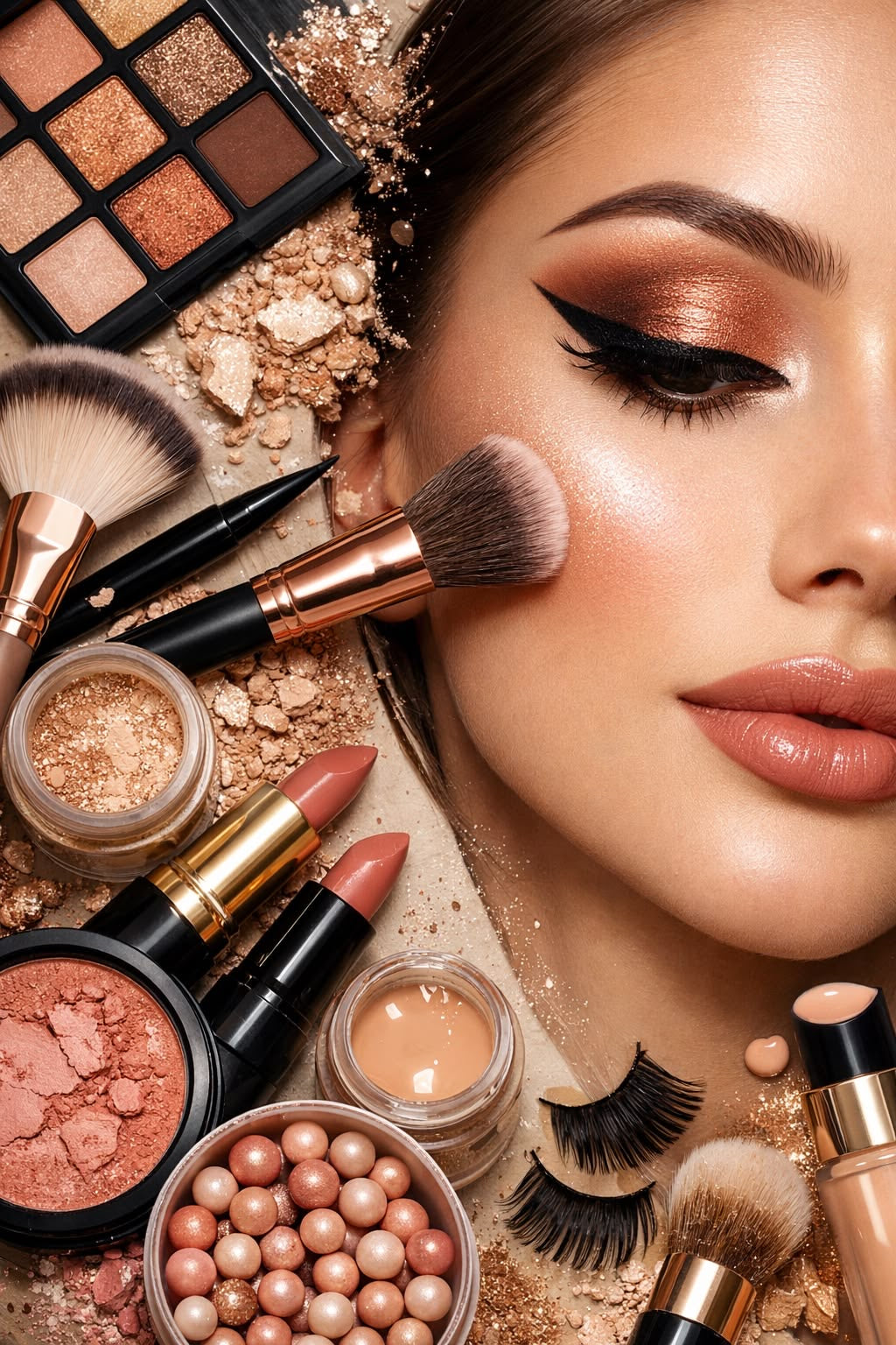 MAKEUP,LASHES AND SKINCARE