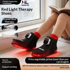 LED Red Light Therapy Shoes Near-Infrared Light Therapy Ankle Care Heated Slippers Smart Blue Light Foot Care Shoe Bags