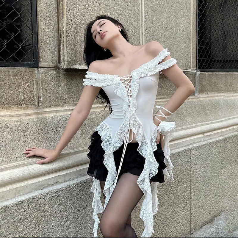 New Women's Sexy Pure Desire Style Slim T-shirt