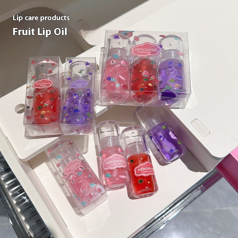 Fruit Lip Gloss Fruit Nourishing Moisturizing Lipstick Base