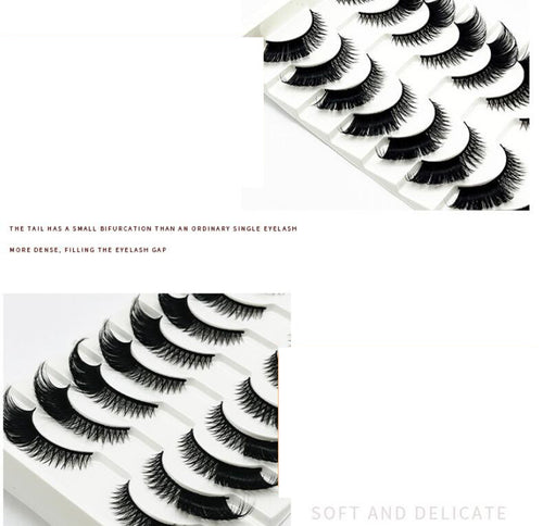 3D Cat Eyes Naturally Thick Curly False Eyelashes