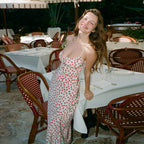 Summer French-style Sassy Backless Maxi Dress