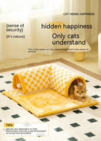 Duokete Cathouse Doghouse Autumn And Winter Warm Tunnel