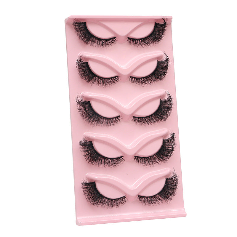 3D Cat Eyes Naturally Thick Curly False Eyelashes