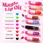 Temperature Change Water Light Lip Lacquer Love Pendant Moisturizing Lip Gloss