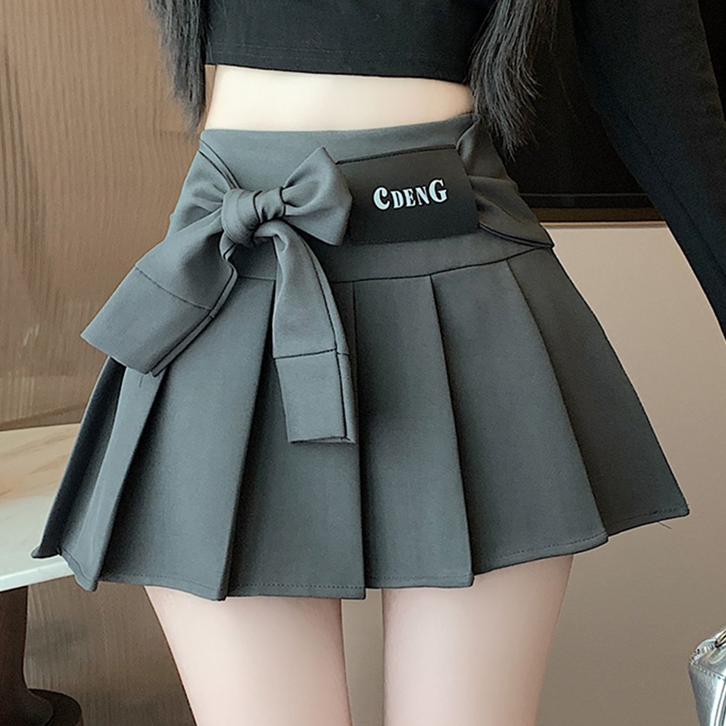 Anti-exposure A-line Elastic High-waist Slimming Skirt
