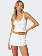Women's Double-strap Fake Two-piece Vest