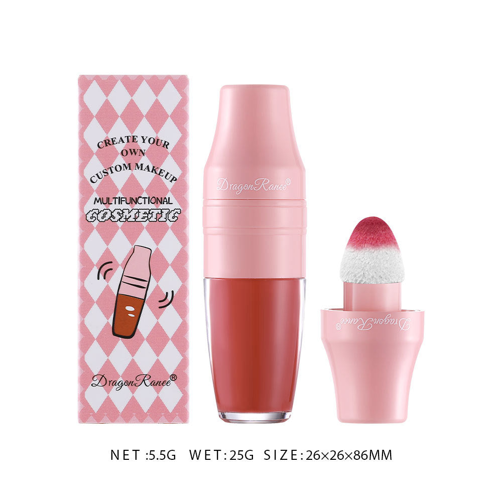 Shake Mirror Lip Stain Lacquer Waterproof Nonstick Cup