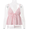 Low-cut Backless Lace-up Hot Girl Vest