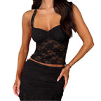 Hollow Women's Lace Suspender Sexy And Cute