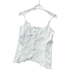 Lace Satin Sweet Slim Fit Small Slip Top 3403