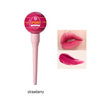 Lollipop Lip Glaze Tint Pump Crystal Waterproof Lip Gloss Niche Small Pepper Stain Moisturizing Sexy Flash