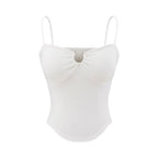 American Hot Girl Style U-neck Midriff-baring Camisole Women