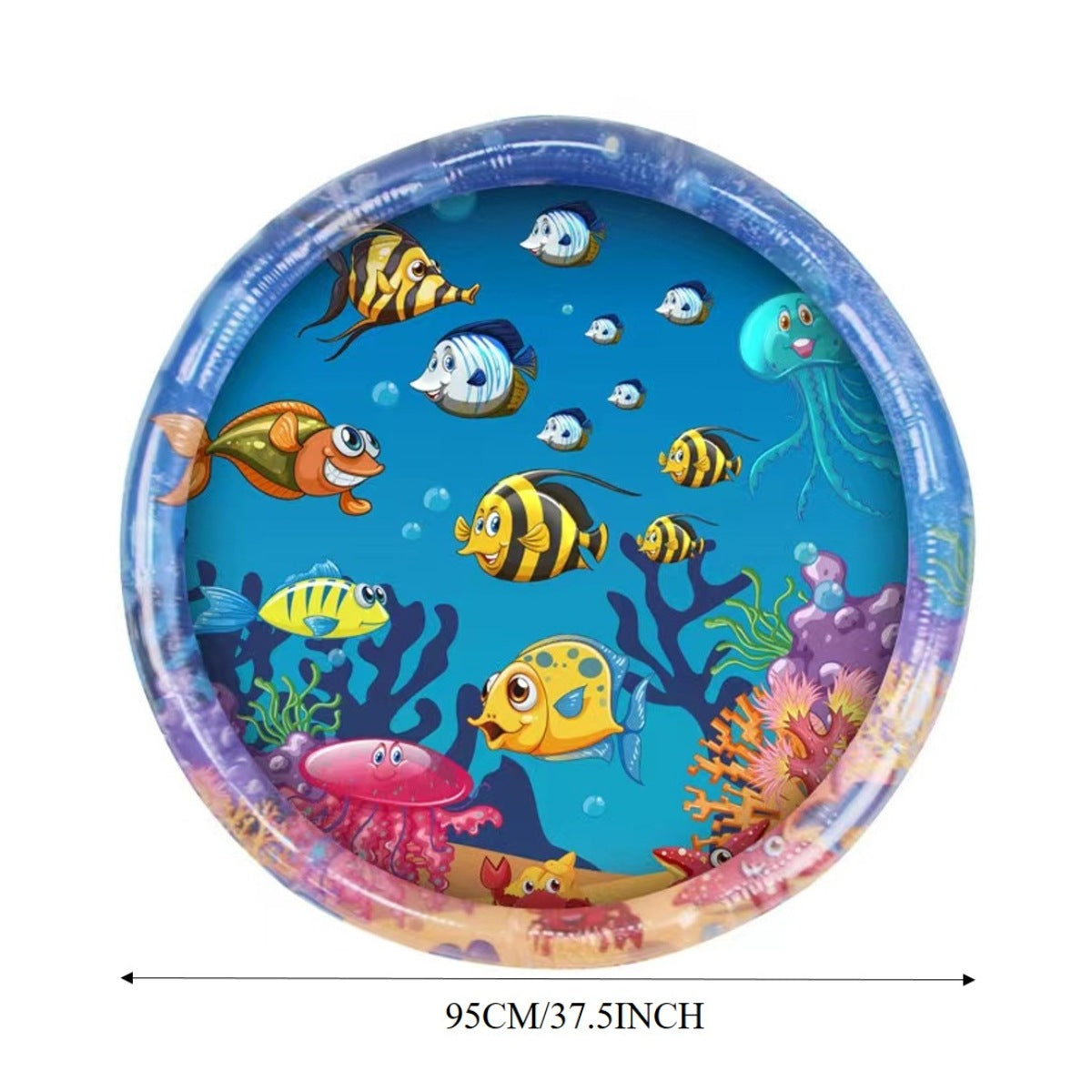 Water Sensory Playmat For Cats Thickened Upgraded Cat Dog Toys Bored Pet Animals Cat Kicker Toys Self Play Mat Interactive Toys Pet Water Sensory Mat Pad Pet Cooling Mat Indoor Outdoor Exercise