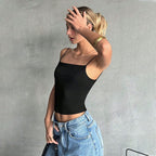 Sexy Backless Spaghetti Straps Vest