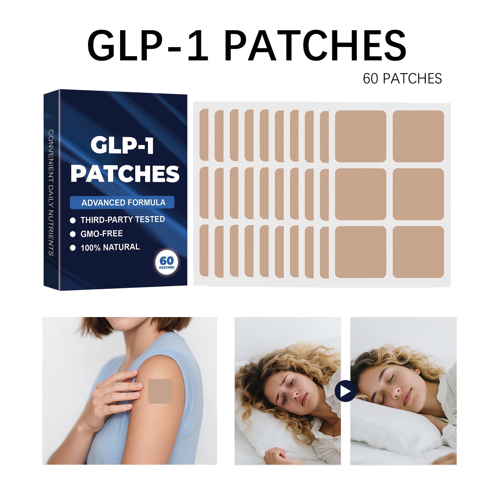 Sleep Patch Helps Sleep Stickers Improve Mental Strength