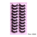 10Pairs Of Natural Thick Curly Eyelashes