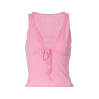 Women's Lace-up Vest Top