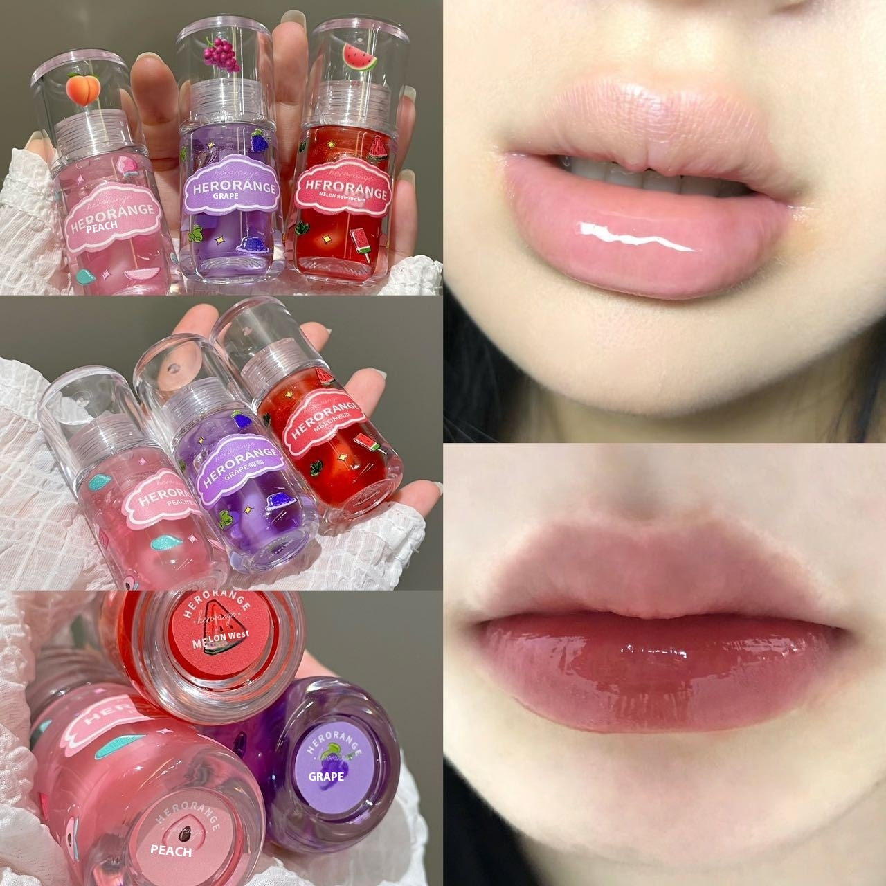Fruit Lip Gloss Fruit Nourishing Moisturizing Lipstick Base